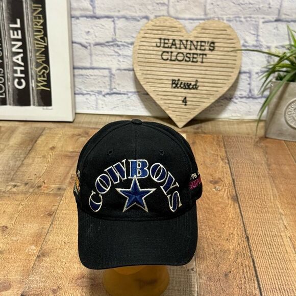 Dallas Cowboys ANNCO Vintage NFL Super Bowl Champions Patches Snapback Cap Hat - Picture 2 of 15